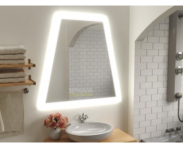 Зеркало в ванную комнату с подсветкой Гави 60х70 см